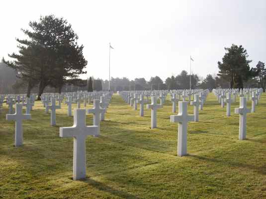 cemetery of fallen soldiers and veterans
